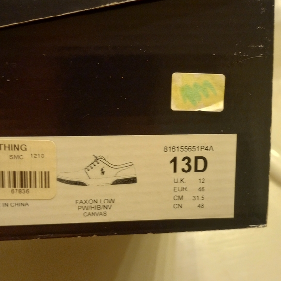 Polo Ralph Lauren Faxon Low Canvas men's boat/deck shoes - Picture 3 of 14